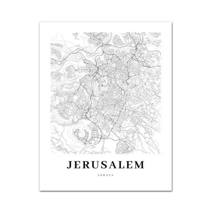 JERUSALEM (MAP) - ירושלים
