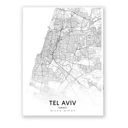 TEL-AVIV (MAP) - תל אביב