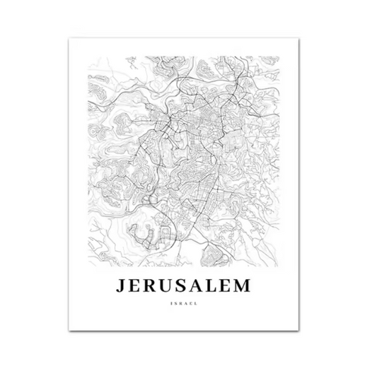 JERUSALEM (MAP) - ירושלים